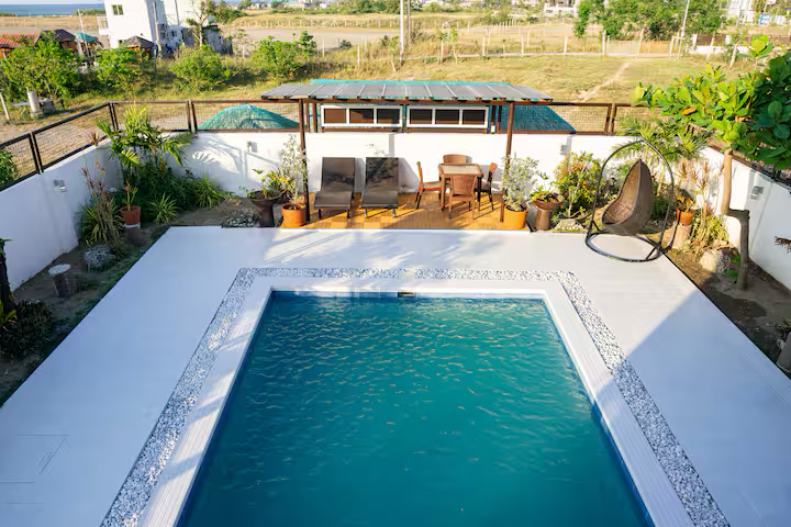 Ylli Waves Villa — private swimming pool